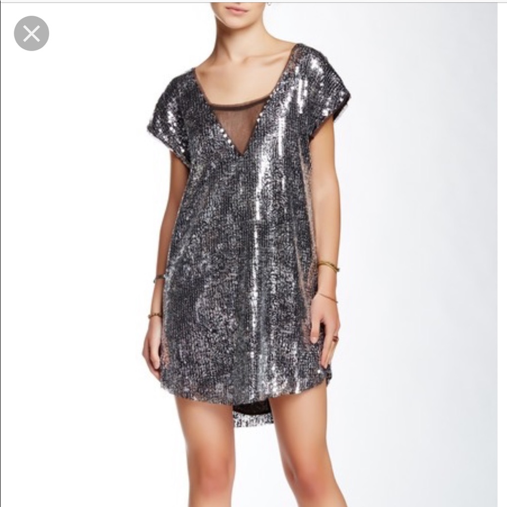 Free people midnight dreamer dress shattered glass